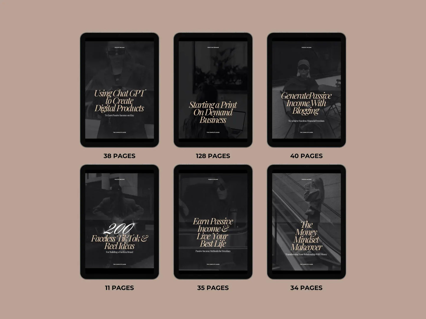 Passive Income eBook Bundle: MRR Resell Rights + Faceless Photos (Digital Download)