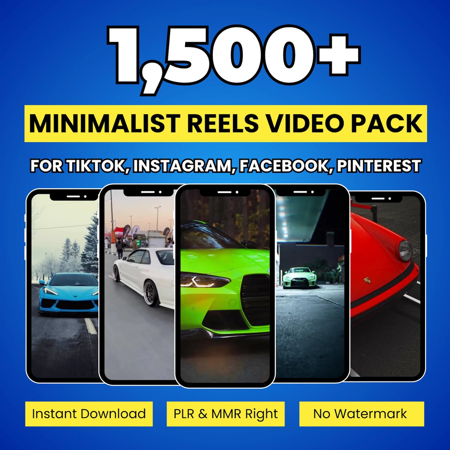 Luxury Car Reels Bundle: Viral Automotive Videos