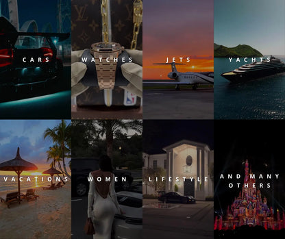 15.000+ Viral Luxury Rich Lifestyle Videos Reels, Cars, Yacht, Plane, Millionaire, TikTok, Instagram, YouTube, Digital Marketing, MRR, PLR