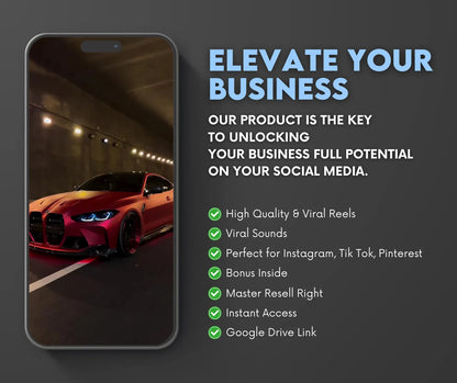 15.000+ Viral Luxury Rich Lifestyle Videos Reels, Cars, Yacht, Plane, Millionaire, TikTok, Instagram, YouTube, Digital Marketing, MRR, PLR