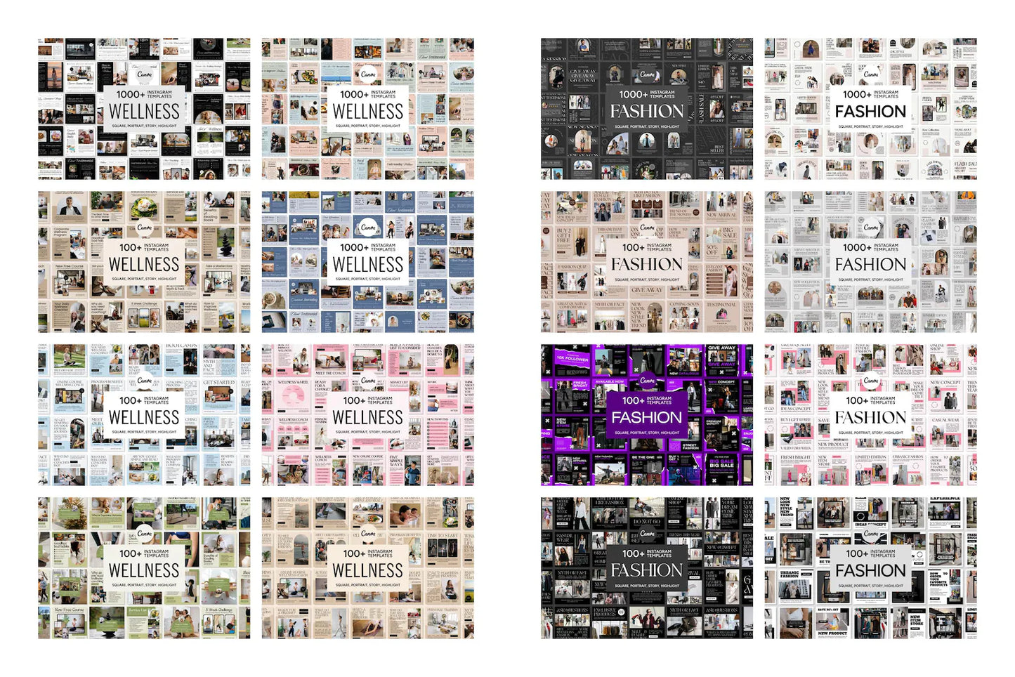 55,000+ Instagram Templates (PLR/MRR)