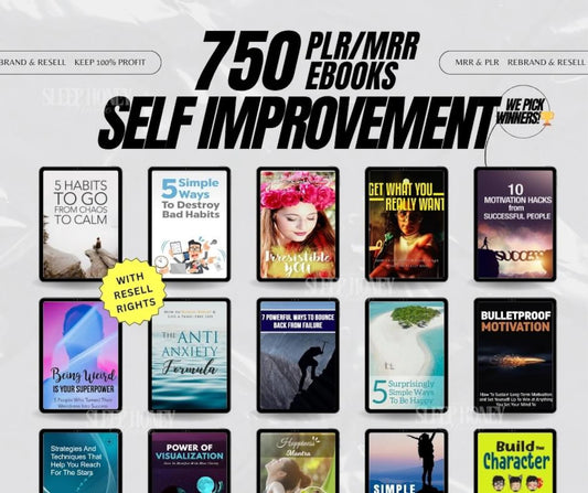 PLR EBOOKS Self Improvement Bundle