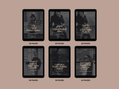 Passive Income eBook Bundle: MRR Resell Rights + Faceless Photos (Digital Download)
