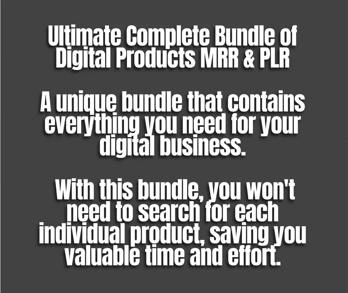 Ultimate EBook PLR MRR Bundle Passive Income, PLR Mrr Digital Products, Master Resell Rights, plr ebook, Master Resell Rights Education, dfy