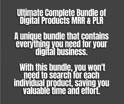 Ultimate EBook PLR MRR Bundle Passive Income, PLR Mrr Digital Products, Master Resell Rights, plr ebook, Master Resell Rights Education, dfy
